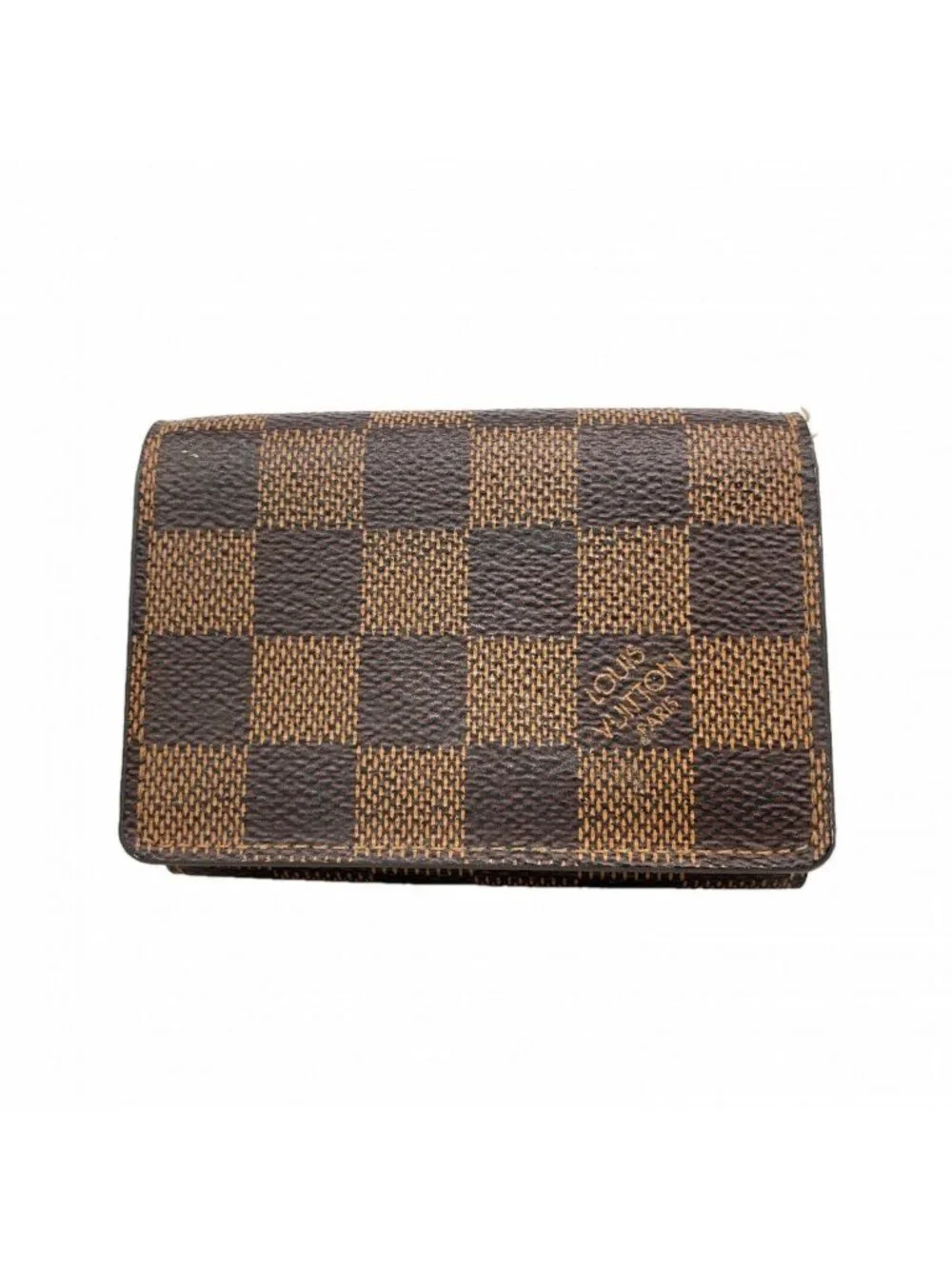 Louis Vuitton Card Case Damier Business Holder Ebene